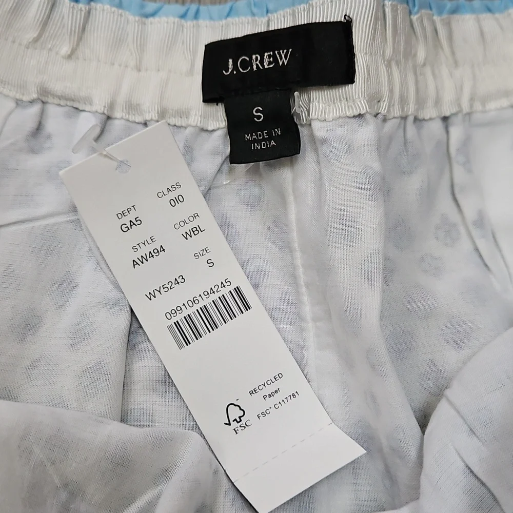 J. Crew Navy and White Maxi Skirt - Picture 2 of 5